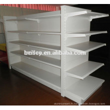 Supermarket white shelves,white display shelves,white shelves system